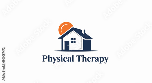 House with sun and text "Physical Therapy