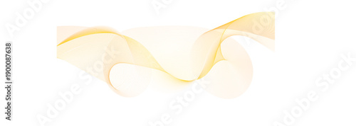 Abstract wave element for design. Digital frequency track equalizer. Stylized line art background. Vector