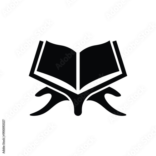 An open book icon with stylized flames emanating from its base