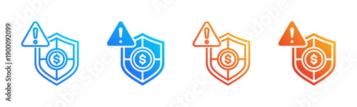 Risk Management Multi Style Icon Set