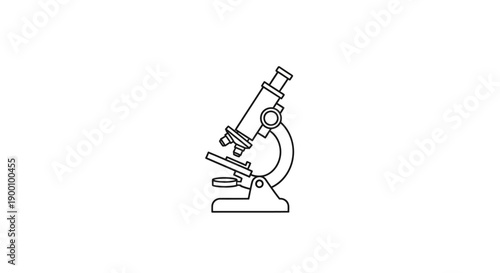 Microscope Laboratory Science Equipment Device.