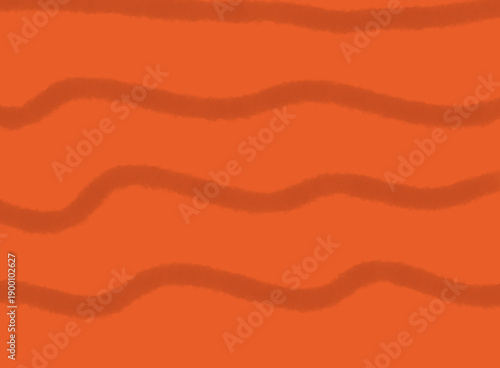 Abstract Orange Wavy Seamless Pattern Illustration