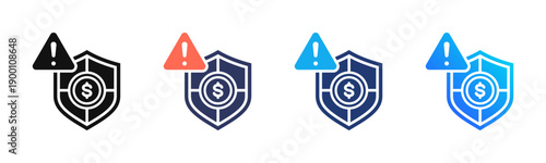 Risk Management Multi Style Icon Set