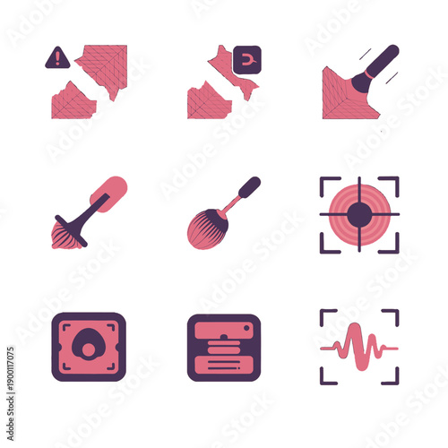 Professional UI assets for 3D mesh diagnostics and wireframe optimization. Essential for game development, AR performance monitoring, generative AI modeling, and spatial data health tracking.