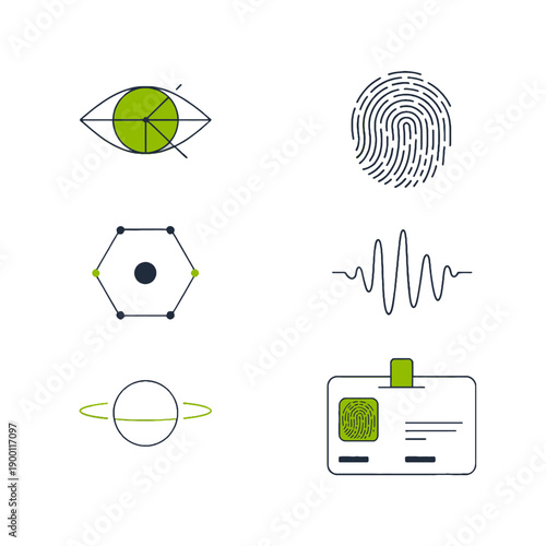 High performance UI assets for biometric identity and presence verification. Optimized for SaaS dashboards, privacy focused applications, generative AI security, and immersive XR HUD interfaces.
