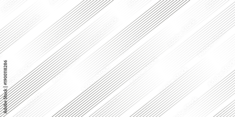 Fototapeta premium Abstract vector gradient gray line pattern Transparent monochrome striped texture, minimal background. diagonal fabric wave line elegant white striped diagonal line technology concept web texture.