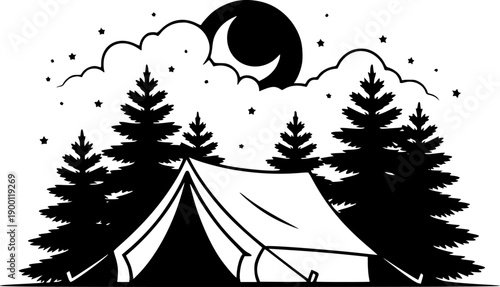 Silhouette of a stag with large antlers standing proudly deer animal