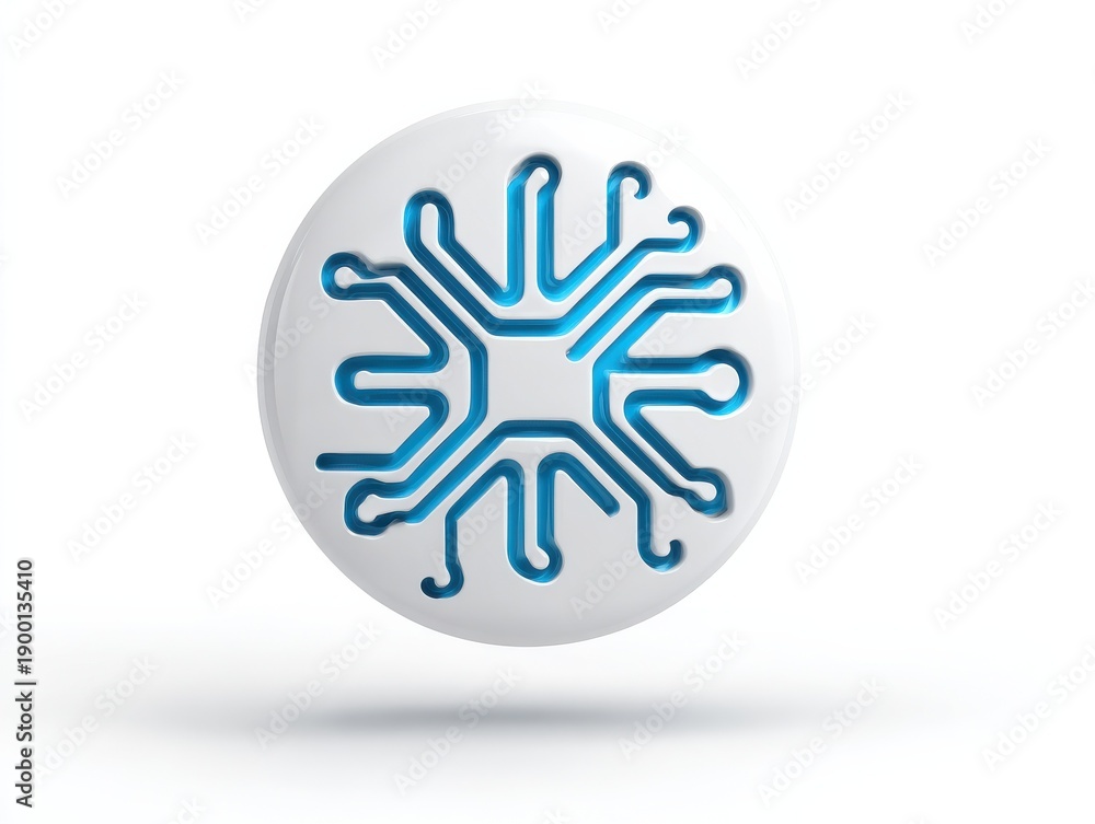 Fototapeta premium technology icon isolated on a transparent background ar 43