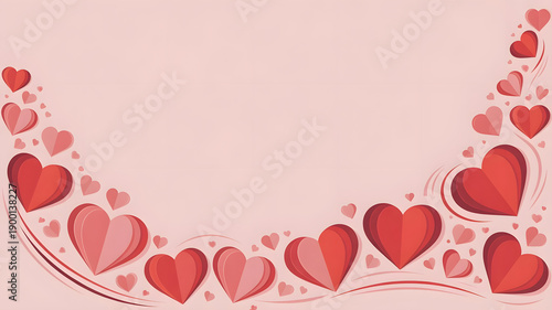 pink background with hearts