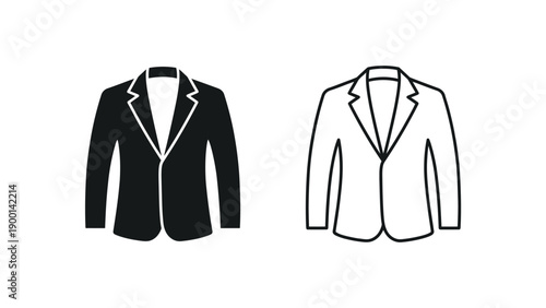 Black and White Business Blazer Suits