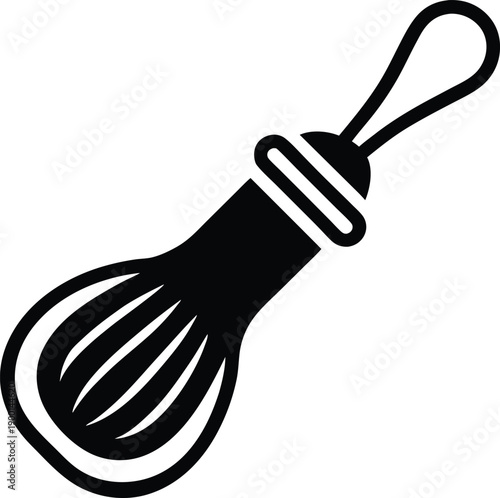 Embroidery floss silhouette vector art illustration and minimal black and white design