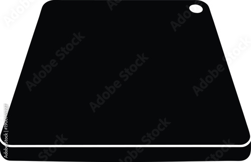 Mat Board silhouette vector art Illustration