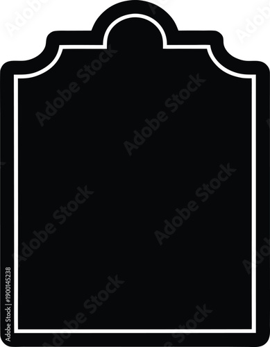 Masonite Board silhouette vector art Illustration