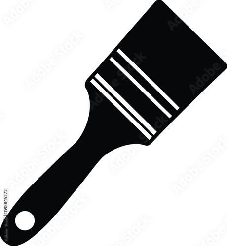 Paint Brush silhouette vector art Illustration