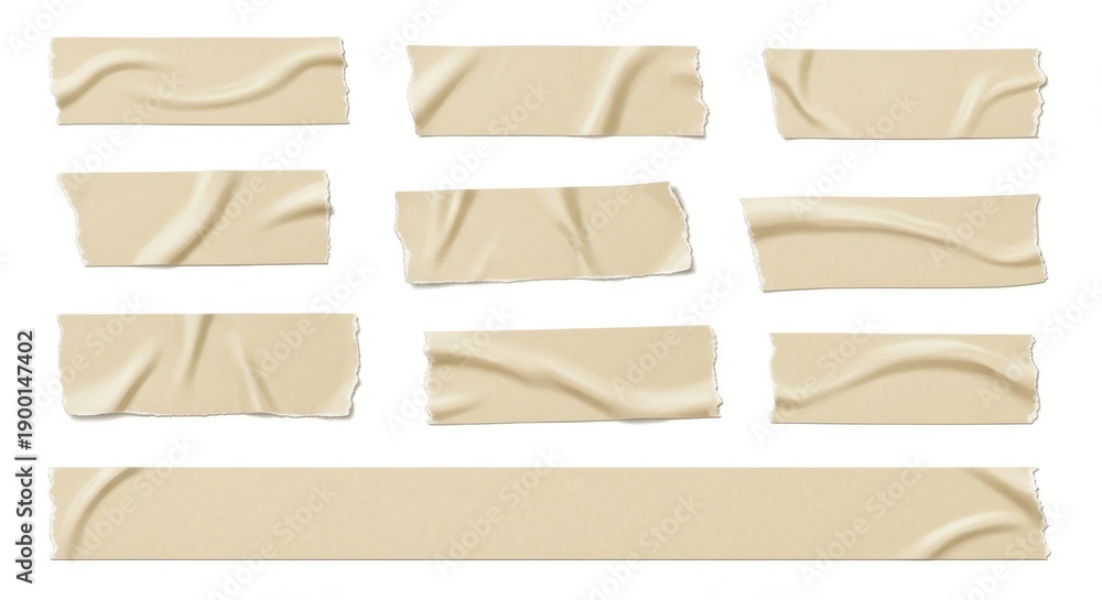 Fototapeta premium Golden silk ribbons flowing abstract texture background minimal design elegant fabric
