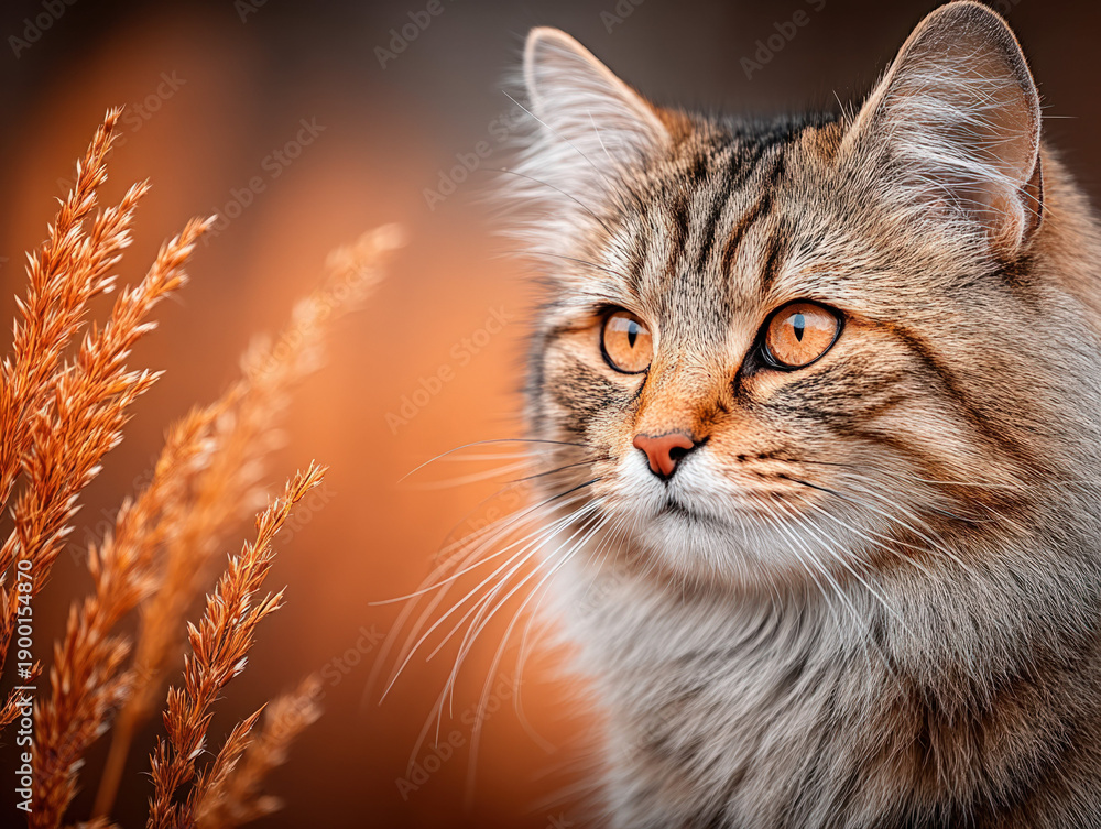 Fototapeta premium Feral cat in wild