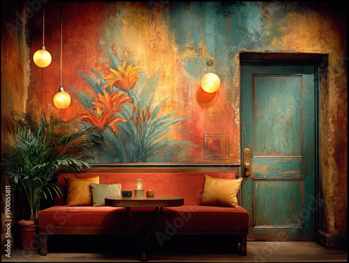 Old restaurant interior