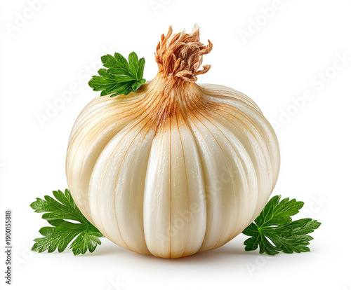 Onion isolated on white
