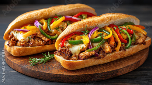 Philly cheesesteak sandwich...