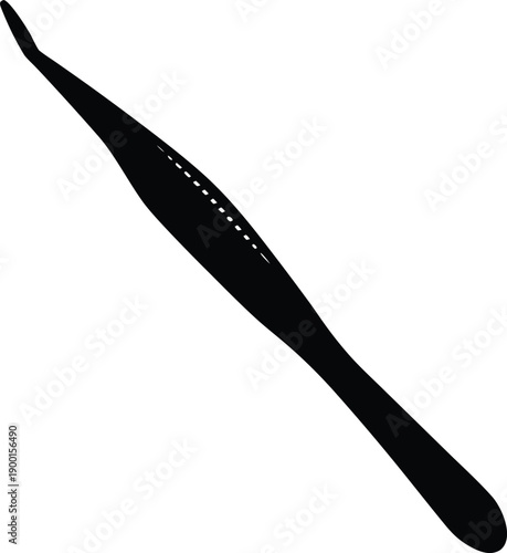 Simple Black Tweezers Image