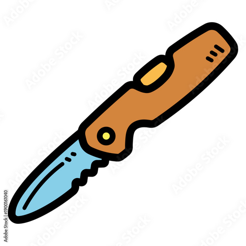 pocket knife illustration