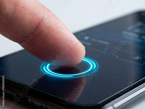 8K Extreme Macro of Finger Approaching Smartphone Screen with Microscopic Skin Texture