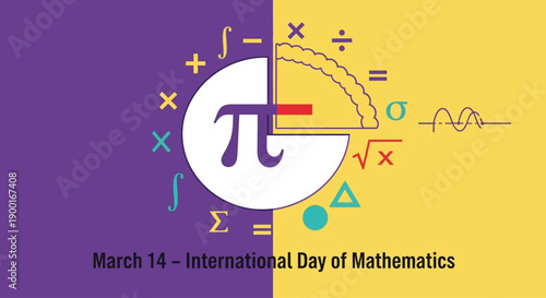 Vibrant math symbols celebrate International Day of Mathematics on March 14