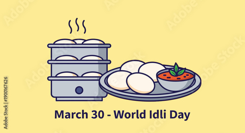 Celebrate World Idli Day with steaming idlis and savory chutney