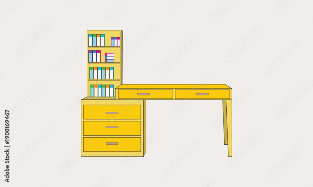Fototapeta premium Wooden table vector design
