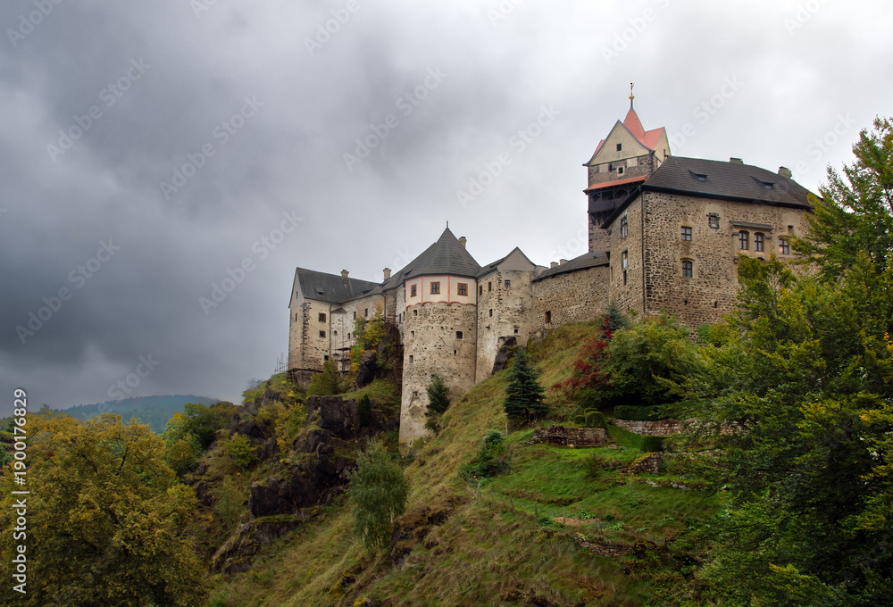 Naklejka premium Loket Castle