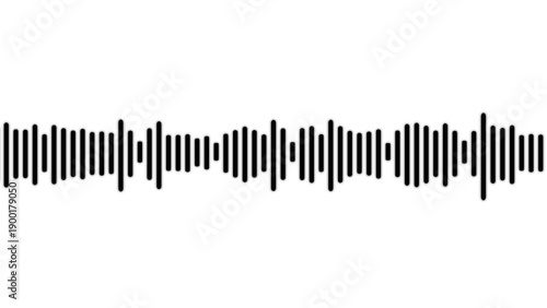 audio waveform spectrum animation.line digital minimalist sound wave animation, Line audio wave visualization voice record. Abstract sound wave background. Animated sound wave spectrum