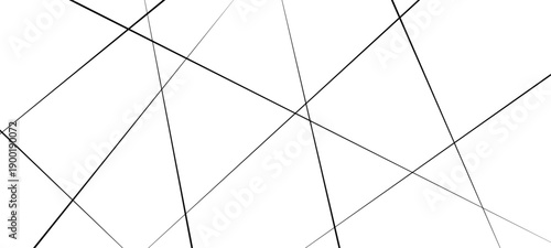 Abstract Minimalist Black and Gray Line Pattern Collection on White Background, Geometric Linear Art, Modern Random Straight Lines Texture for Contemporary Design, Wallpaper, Branding, Posters.