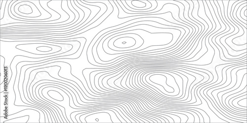 Minimal Abstract Monochrome Topographic Map Texture Featuring Flowing Contour Lines, Organic Terrain Elevation Forms and Natural Curves Designed for Modern Posters and Visual Systems.