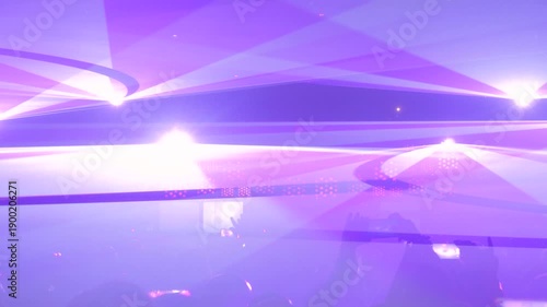 Nightclub Crowd Filming with Mobile Phones Under Laser Lights