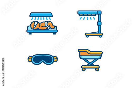 Wellness session involves a person using a tanning bed under bright lights in a spa setting with a relaxing atmosphere