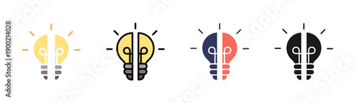 Knowledge Gaps Icon Set Multiple Style Collection