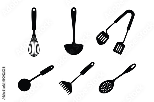 Vector Icons: Kitchen Utensils and Tools