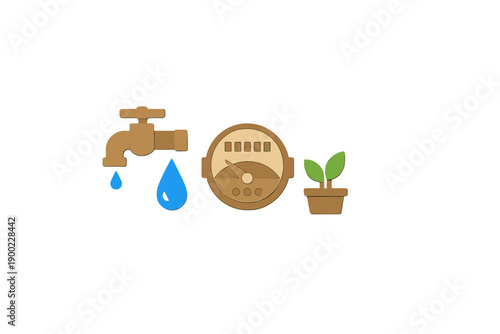 Water usage monitoring helps people manage their consumption and encourages saving resources for gardens and other needs in everyday life