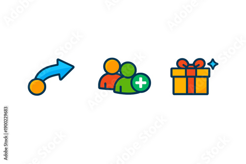 Find friends, send invite, and share a gift with new contacts at an online event or social gathering