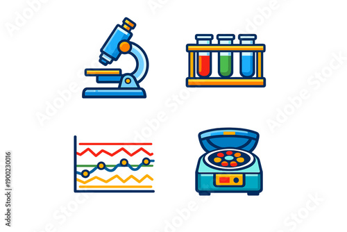 Different tools and equipment used in science experiments in a lab setting with a focus on testing and analyzing materials