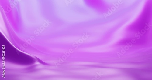 Looping seamless animation. The abstract background comes to life like a fabric fluttering in the wind. Smooth curves and overflows create a sense of lightness and movement, immersing you in the atmos