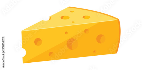 Cheese Delight: A vibrant wedge of cheese, a culinary symbol of enjoyment and nourishment.