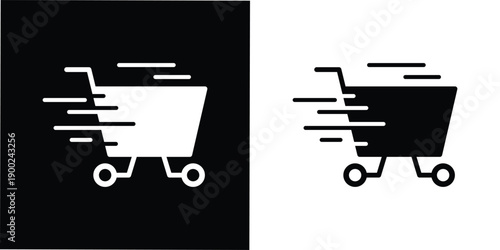 This icon is perfectly suited for e-commerce websites, mobile shopping apps, flash sale banners, fast checkout features, express delivery services