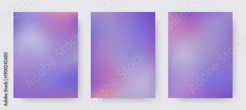 Gradient backgrounds in dusty purple,mauve,blue,pink colors.Abstract blurred fluid backdrops.Minimalistic wallpapers in muted tones.Modern design templates for banners,websites,prints,covers,branding.