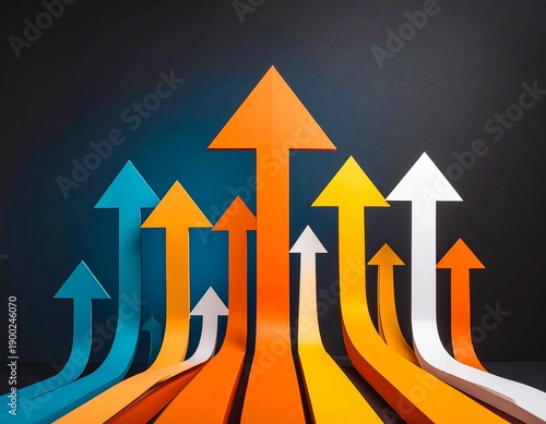 abstract background with arrows