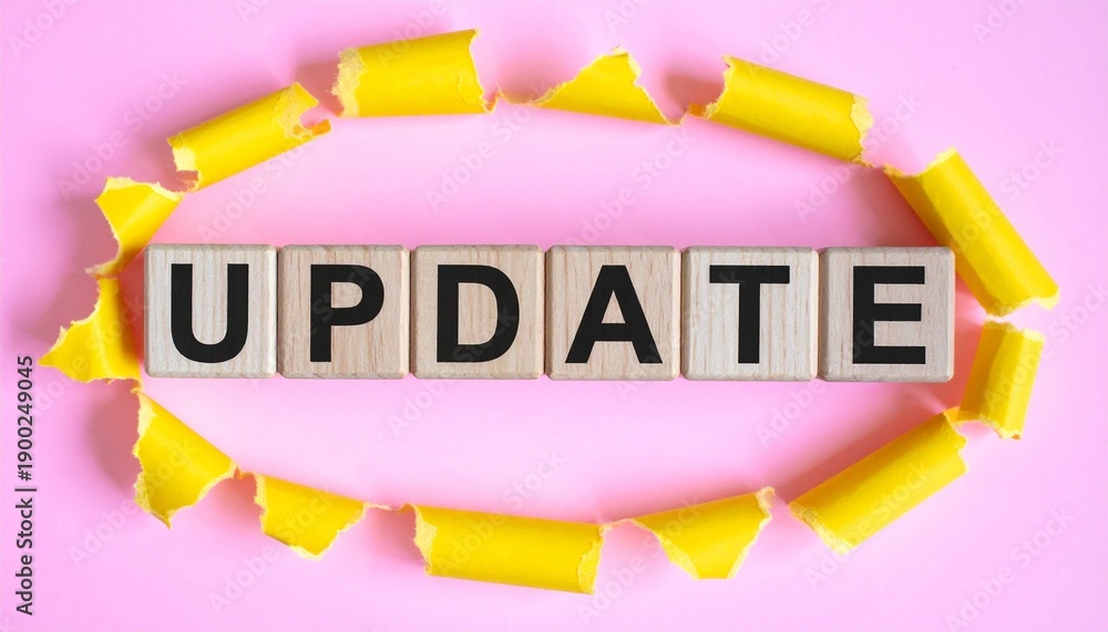 Fototapeta premium Update in Focus A Burst of Change