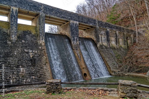 Standing stone state park dam in Tennessee