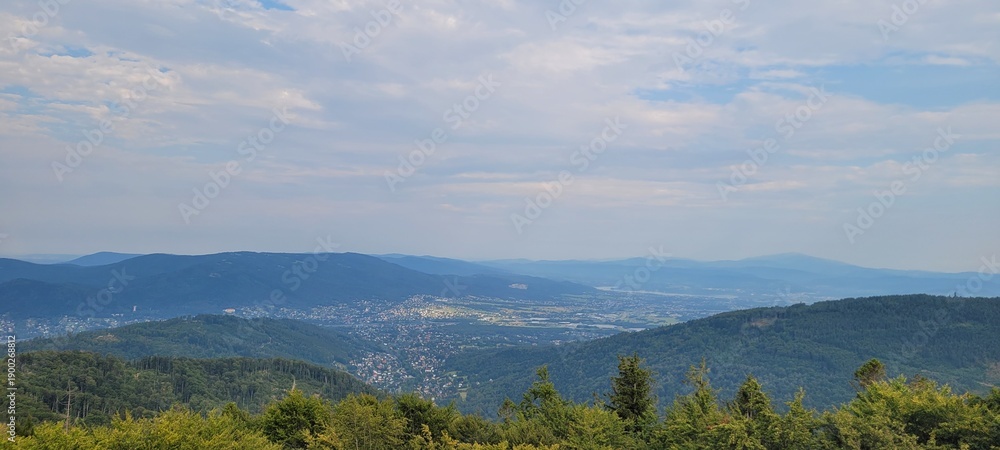 Obraz premium mountain landscape with clouds