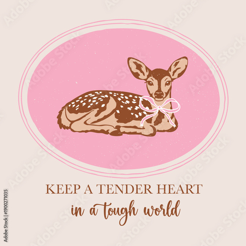 deer print, bambi core, animal print, background, print, greeting card, banners, web, wrapping paper, fashion, fabric, textile, wallpaper, cover