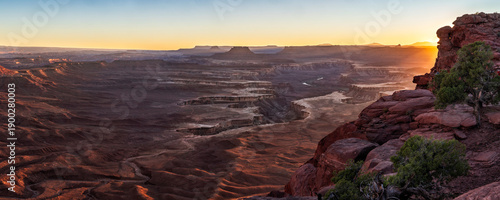 Green River Overlook Golden Hour Light